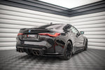 Maxton Parts - Diffusor Flaps V.1 passend für BMW M4 G82 / G82 FL schwarz Hochglanz