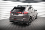 Maxton Parts - Diffusor Flaps V.1 passend für Ford Edge Mk2 schwarz Hochglanz