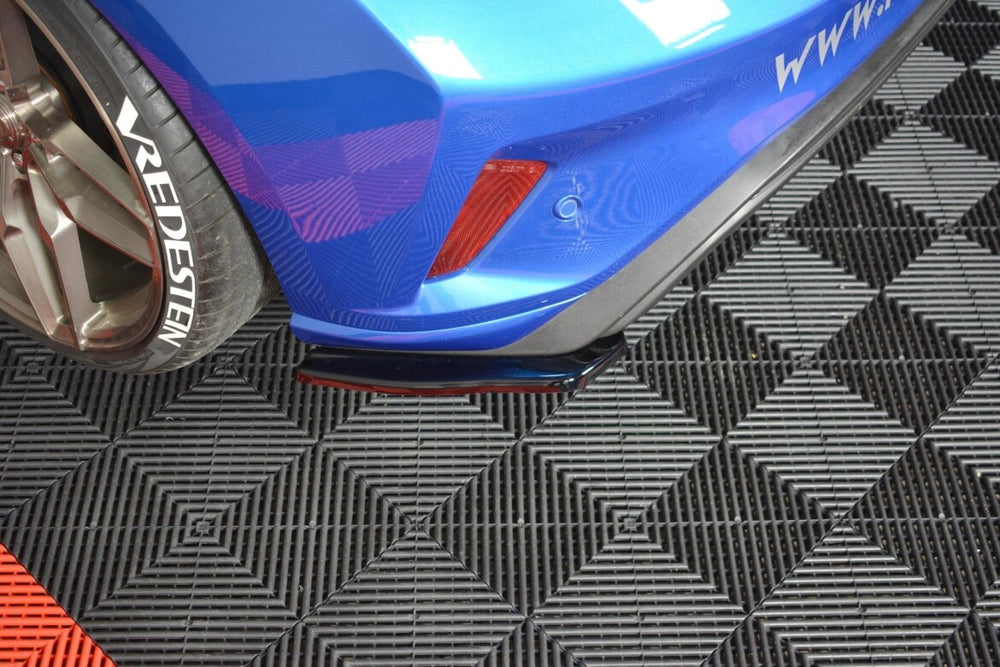 Maxton Parts - Diffusor Flaps V.1 passend für Ford Focus Hatchabck ST-Line schwarz Hochglanz