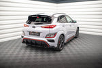 Maxton Parts - Diffusor Flaps V.1 passend für Hyundai Kona Mk1 schwarz Hochglanz