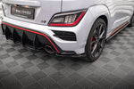 Maxton Parts - Diffusor Flaps V.1 passend für Hyundai Kona Mk1 schwarz Hochglanz