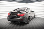 Maxton Parts - Diffusor Flaps V.1 passend für Infiniti Q50 S Mk1 schwarz Hochglanz