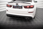 Maxton Parts - Diffusor Flaps V.1 passend für Kia Optima Mk4 FL schwarz Hochglanz