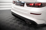 Maxton Parts - Diffusor Flaps V.1 passend für Kia Optima Mk4 FL schwarz Hochglanz