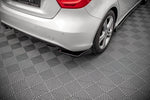 Maxton Parts - Diffusor Flaps V.1 passend für Mercedes A W176 schwarz Hochglanz