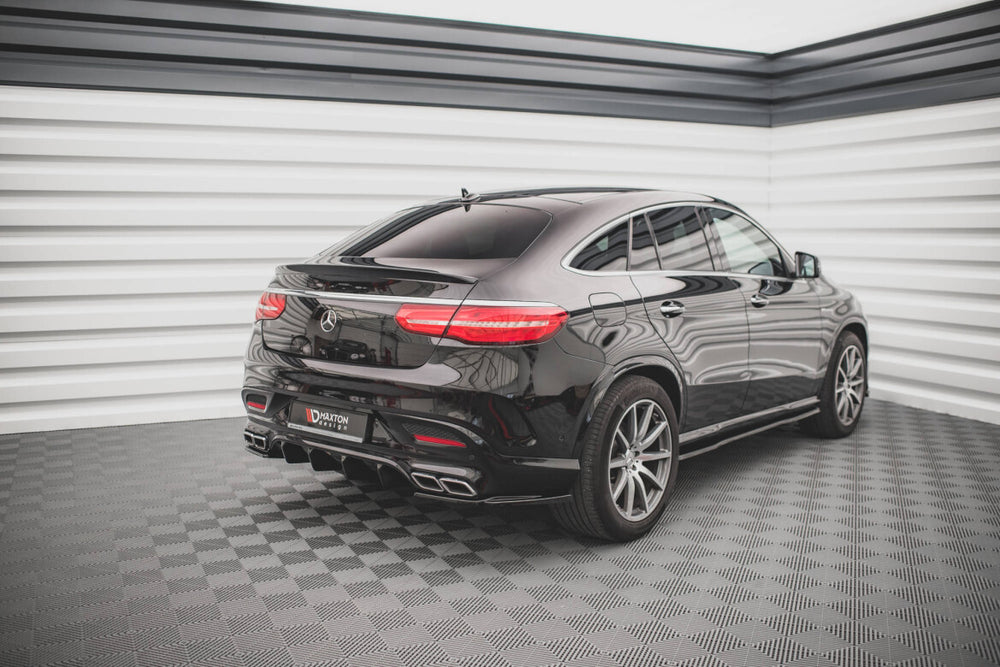 Maxton Parts - Diffusor Flaps V.1 passend für Mercedes GLE Coupe 63 AMG C292 schwarz Hochglanz
