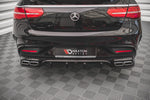 Maxton Parts - Diffusor Flaps V.1 passend für Mercedes GLE Coupe 63 AMG C292 schwarz Hochglanz