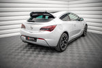 Maxton Parts - Diffusor Flaps V.1 passend für Opel Astra GTC OPC-Line J schwarz Hochglanz
