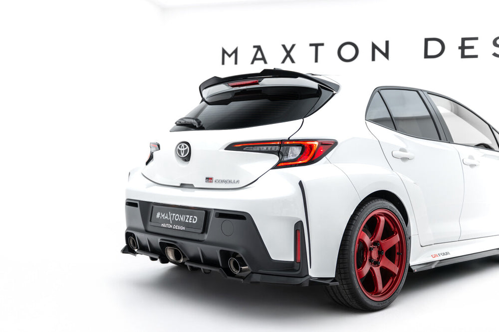 Maxton Parts - Diffusor Flaps V.1 passend für Toyota GR Corolla Mk12 schwarz Hochglanz