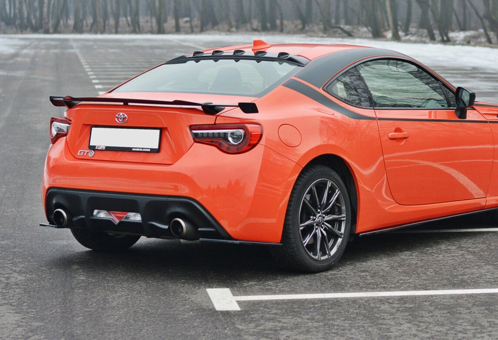 Maxton Parts - Diffusor Flaps V.1 passend für Toyota GT86 FL schwarz Hochglanz
