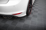 Maxton Parts - Diffusor Flaps V.1 passend für VW Golf 7 R / R-Line schwarz Hochglanz