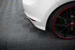 Maxton Parts - Diffusor Flaps V.1 passend für VW Golf 7 R / R-Line schwarz Hochglanz