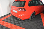 Maxton Parts - Diffusor Flaps V.1 passend für VW Golf 7 R VARIANT FL schwarz Hochglanz