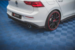 Maxton Parts - Diffusor Flaps V.1 passend für VW Golf GTI / GTE Mk8 schwarz Hochglanz