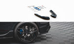 Maxton Parts - Diffusor Flaps V.1 passend für VW Golf R Hatchback Mk8 FL schwarz Hochglanz
