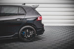 Maxton Parts - Diffusor Flaps V.1 passend für VW Golf R Hatchback Mk8 FL schwarz Hochglanz