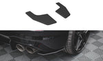Maxton Parts - Diffusor Flaps V.1 passend für VW Golf R Mk8 / Mk8 FL schwarz matt