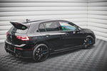 Maxton Parts - Diffusor Flaps V.1 passend für VW Golf R Mk8 / Mk8 FL schwarz matt