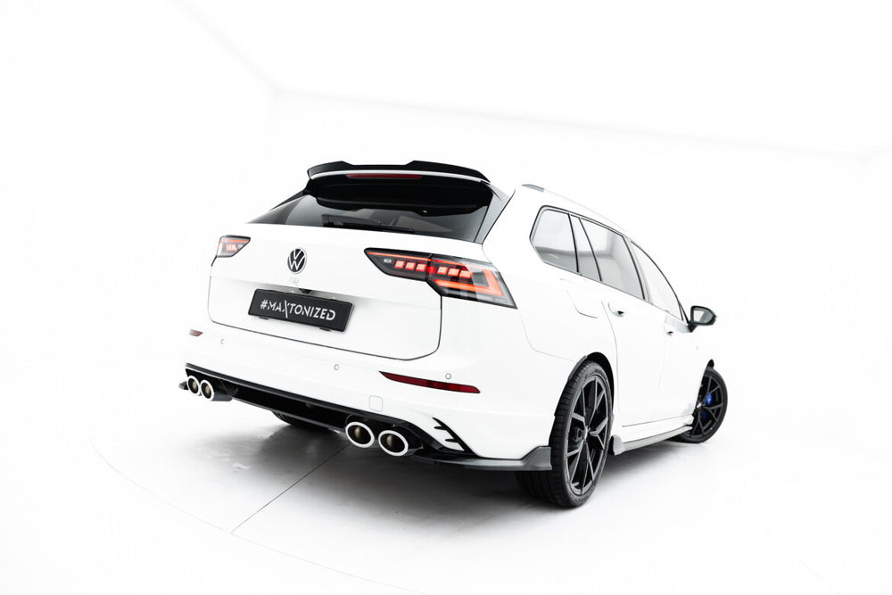Maxton Parts - Diffusor Flaps V.1 passend für VW Golf R Variant Mk8 / Mk8 FL schwarz Hochglanz