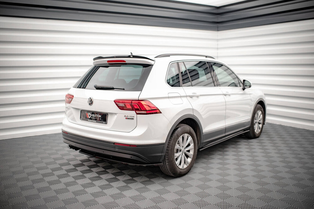 Maxton Parts - Diffusor Flaps V.1 passend für VW Tiguan Mk2 schwarz Hochglanz