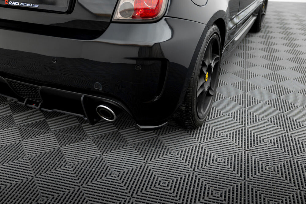 Maxton Parts - Diffusor Flaps V.2 passend für ABARTH 500 Mk1 schwarz Hochglanz