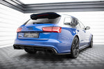 Maxton Parts - Diffusor Flaps V.2 passend für Audi RS6 C7 / C7 FL schwarz Hochglanz