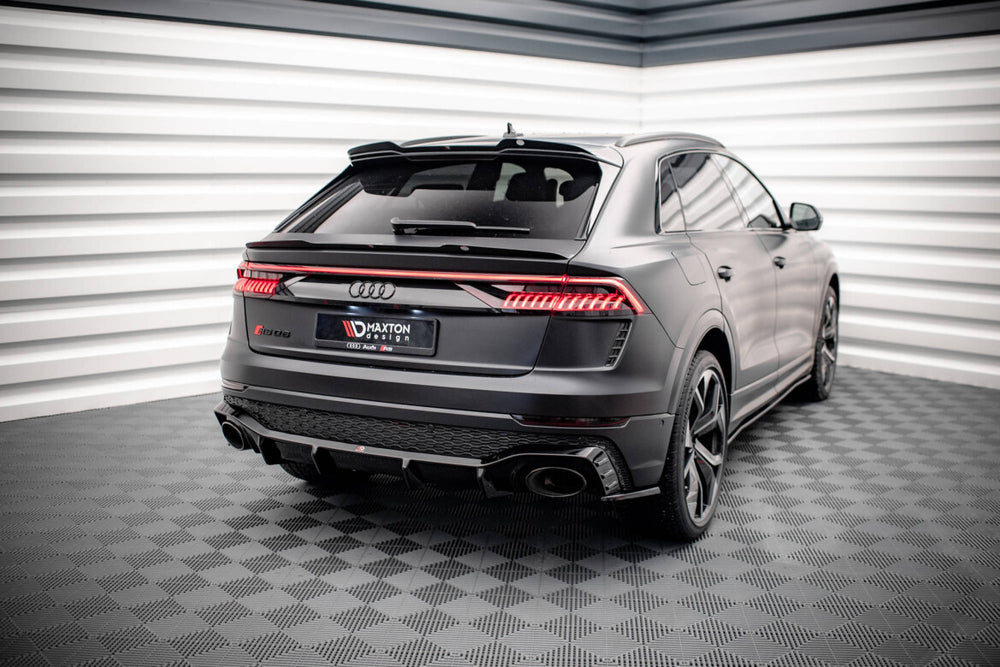 Maxton Parts - Diffusor Flaps V.2 passend für Audi RSQ8 Mk1 schwarz Hochglanz