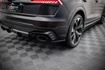 Maxton Parts - Diffusor Flaps V.2 passend für Audi RSQ8 Mk1 schwarz Hochglanz