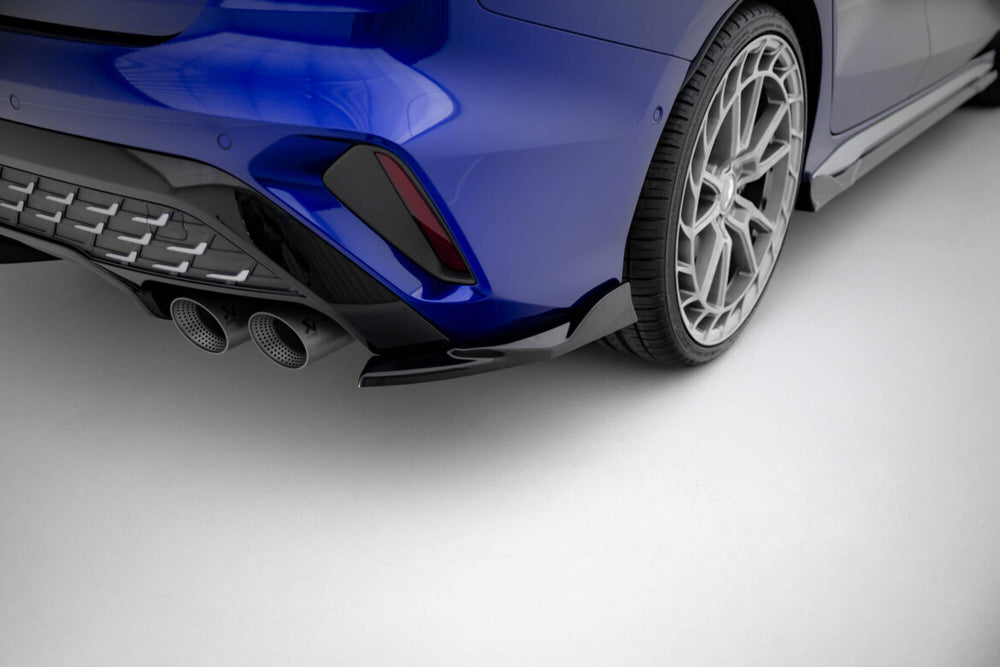 Maxton Parts - Diffusor Flaps V.2 passend für Audi S3 Limousine 8Y FL schwarz Hochglanz