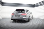 Maxton Parts - Diffusor Flaps V.2 passend für Audi S6 / A6 S-Line / A6 C7 FL schwarz Hochglanz