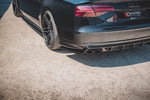 Maxton Parts - Diffusor Flaps V.2 passend für Audi S8 D4 FL schwarz Hochglanz