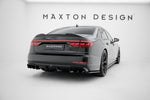 Maxton Parts - Diffusor Flaps V.2 passend für Audi S8 D5 schwarz Hochglanz