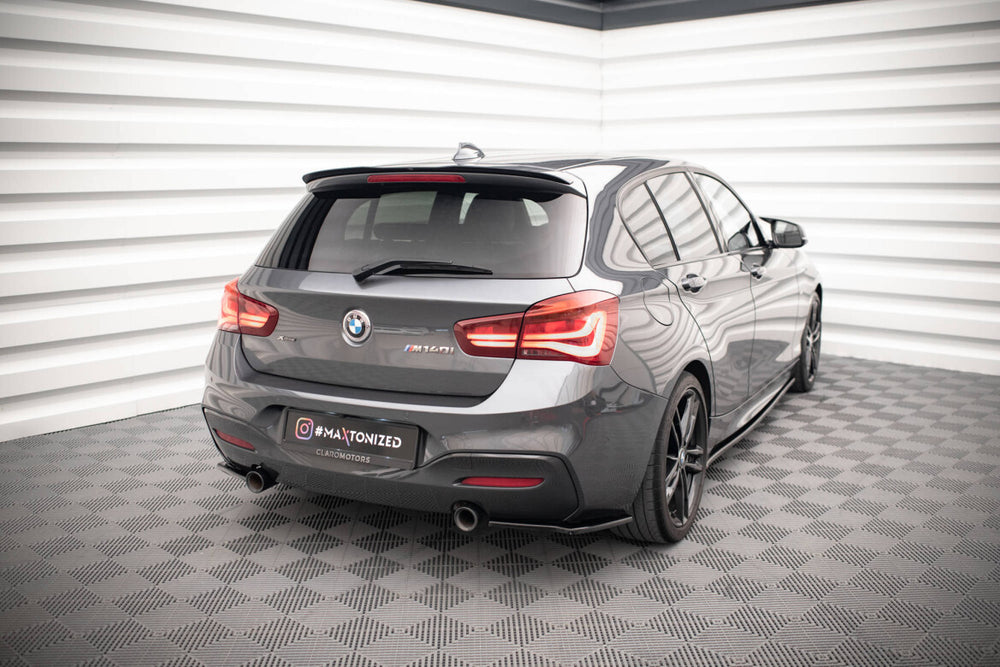 Maxton Parts - Diffusor Flaps V.2 passend für BMW 1er F20/F21 M-POWER FL schwarz Hochglanz