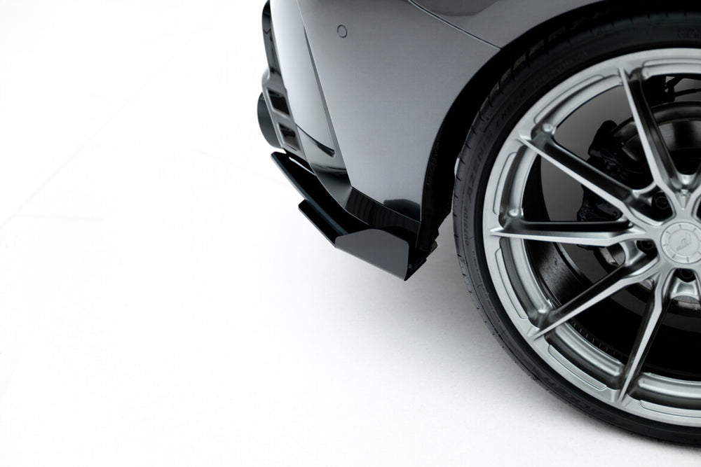 Maxton Parts - Diffusor Flaps V.2 passend für BMW 1er M-Paket F70 schwarz Hochglanz (BM170MCNC-RSF2-G)