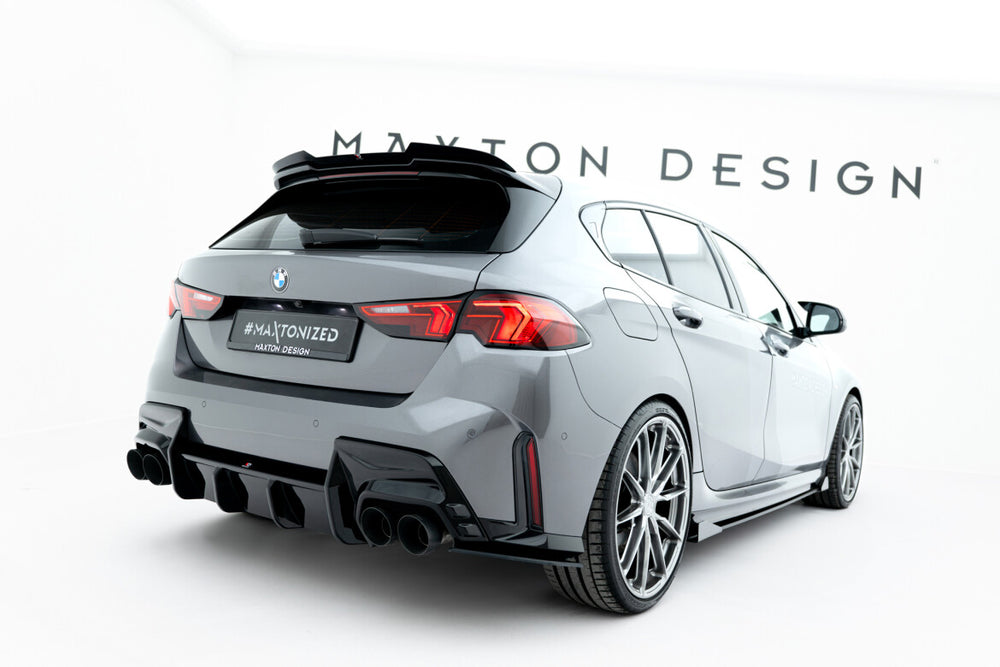 Maxton Parts - Diffusor Flaps V.2 passend für BMW 1er M-Paket F70 schwarz matt