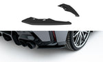 Maxton Parts - Diffusor Flaps V.2 passend für BMW 1er M-Paket F70 schwarz matt