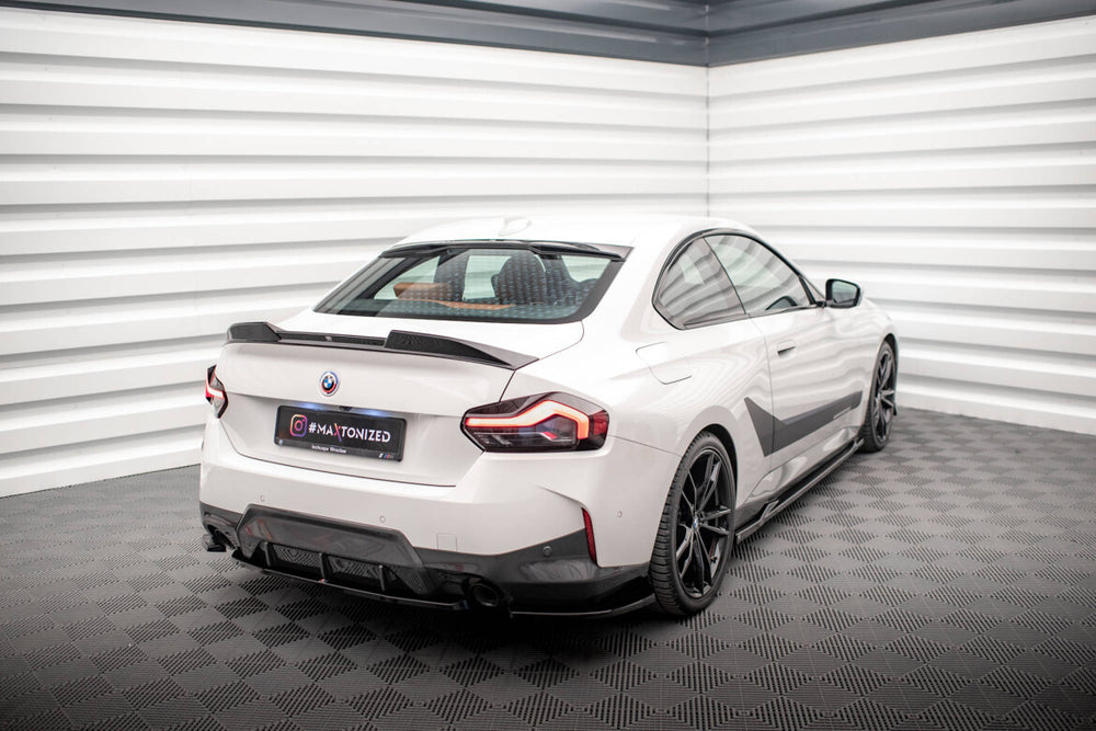 Maxton Parts - Diffusor Flaps V.2 passend für BMW 2 Coupe M-Paket G42 schwarz Hochglanz