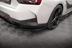 Maxton Parts - Diffusor Flaps V.2 passend für BMW 2 Coupe M-Paket G42 schwarz Hochglanz