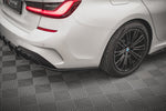 Maxton Parts - Diffusor Flaps V.2 passend für BMW 3er G20 / G21 M-Paket schwarz Hochglanz
