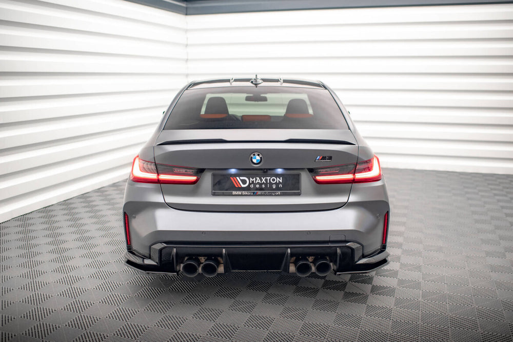 Maxton Parts - Diffusor Flaps V.2 passend für BMW M3 Limousine / Touring G80 / G81 schwarz Hochglanz