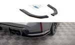 Maxton Parts - Diffusor Flaps V.2 passend für BMW M3 Limousine / Touring G80 / G81 schwarz Hochglanz