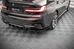 Maxton Parts - Diffusor Flaps V.2 passend für BMW M340i / M-Paket G20 / G21 schwarz matt