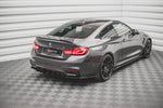 Maxton Parts - Diffusor Flaps V.2 passend für BMW M4 F82 schwarz Hochglanz