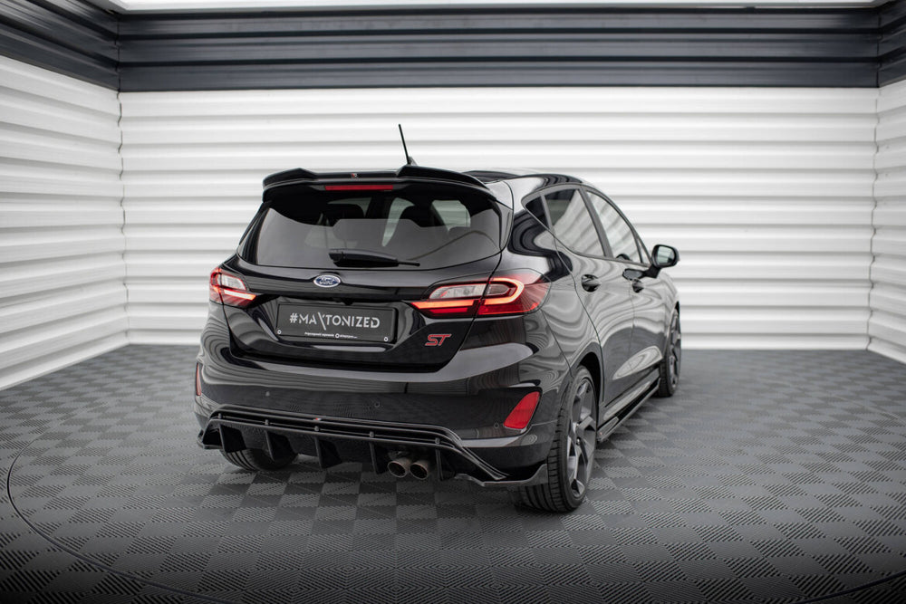 Maxton Parts - Diffusor Flaps V.2 passend für Ford FIesta Mk8 ST schwarz Hochglanz