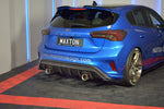 Maxton Parts - Diffusor Flaps V.2 passend für Ford Focus Hatchabck ST-Line schwarz Hochglanz