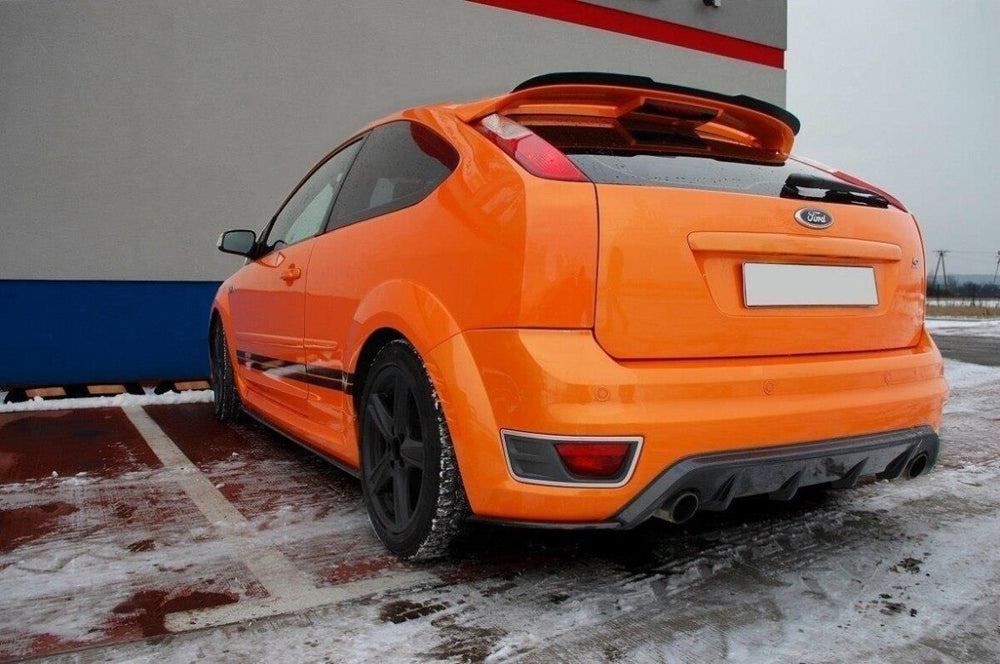Maxton Parts - Diffusor Flaps V.2 passend für Ford Focus ST Mk2 schwarz Hochglanz
