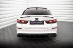 Maxton Parts - Diffusor Flaps V.2 passend für Kia Optima Mk4 FL schwarz Hochglanz