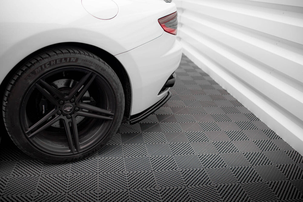 Maxton Parts - Diffusor Flaps V.2 passend für Maserati Granturismo Mk1 schwarz Hochglanz