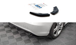 Maxton Parts - Diffusor Flaps V.2 passend für Mercedes A W176 schwarz Hochglanz
