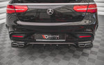 Maxton Parts - Diffusor Flaps V.2 passend für Mercedes GLE Coupe 63 AMG C292 schwarz Hochglanz